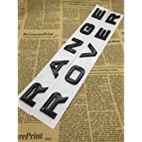 Los mejores  - CXYYJGY Lettres de numéro ABS negro brillante mot Range Rover insigne de coffre de voiture emblème lettre autocollant
